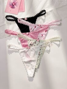 Petite Essentials Thongs, 2-Pack - Multicolor