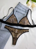Instinct Animal-Print Wireless Bra & G-String Set - Multicolor